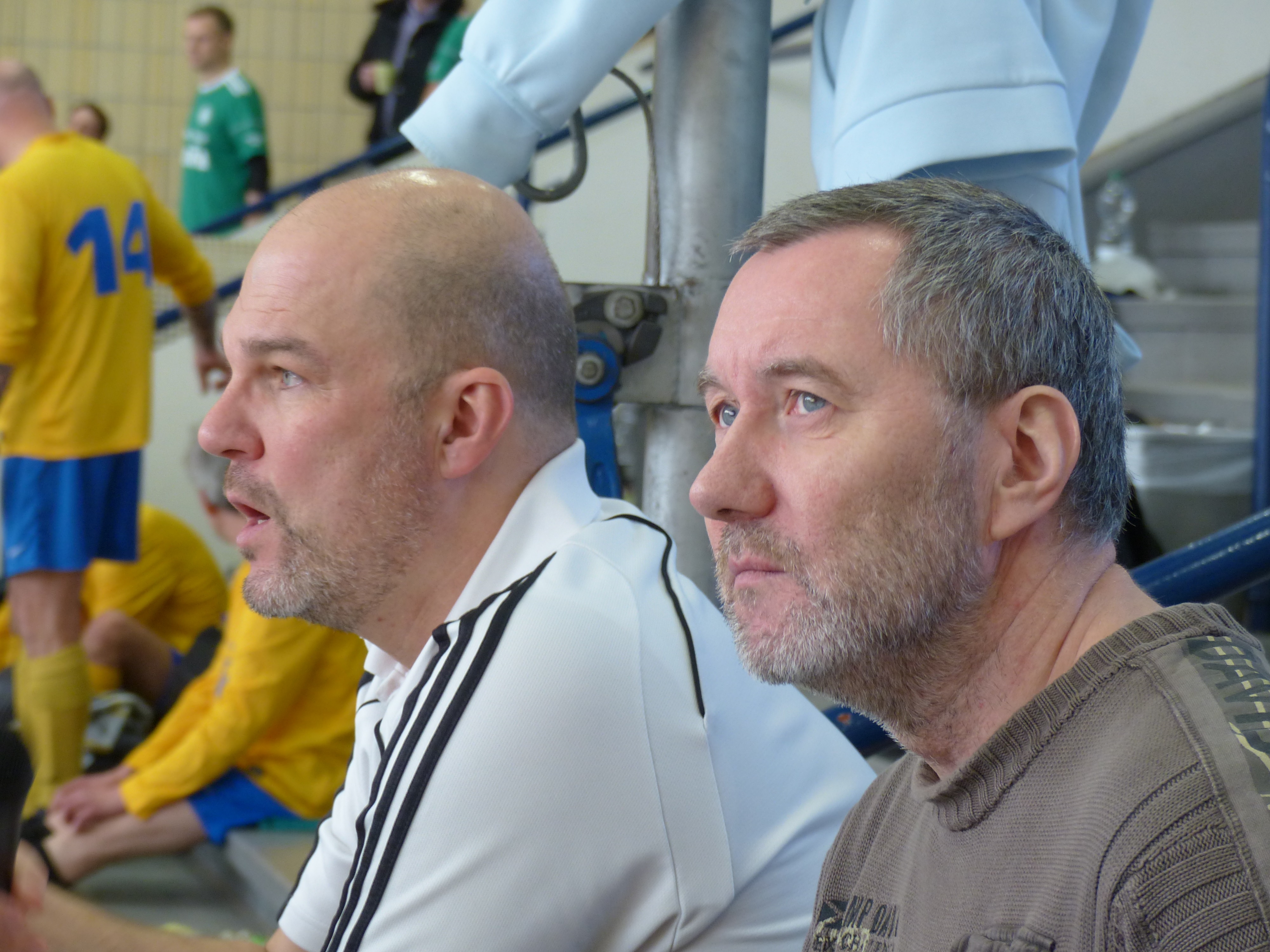 priv. -Die Organisatoren des Turniers: links Olaf Gayko (HTB-Vizepräsident) und rechts Andreas Deden (HTB-Schatzmeister).