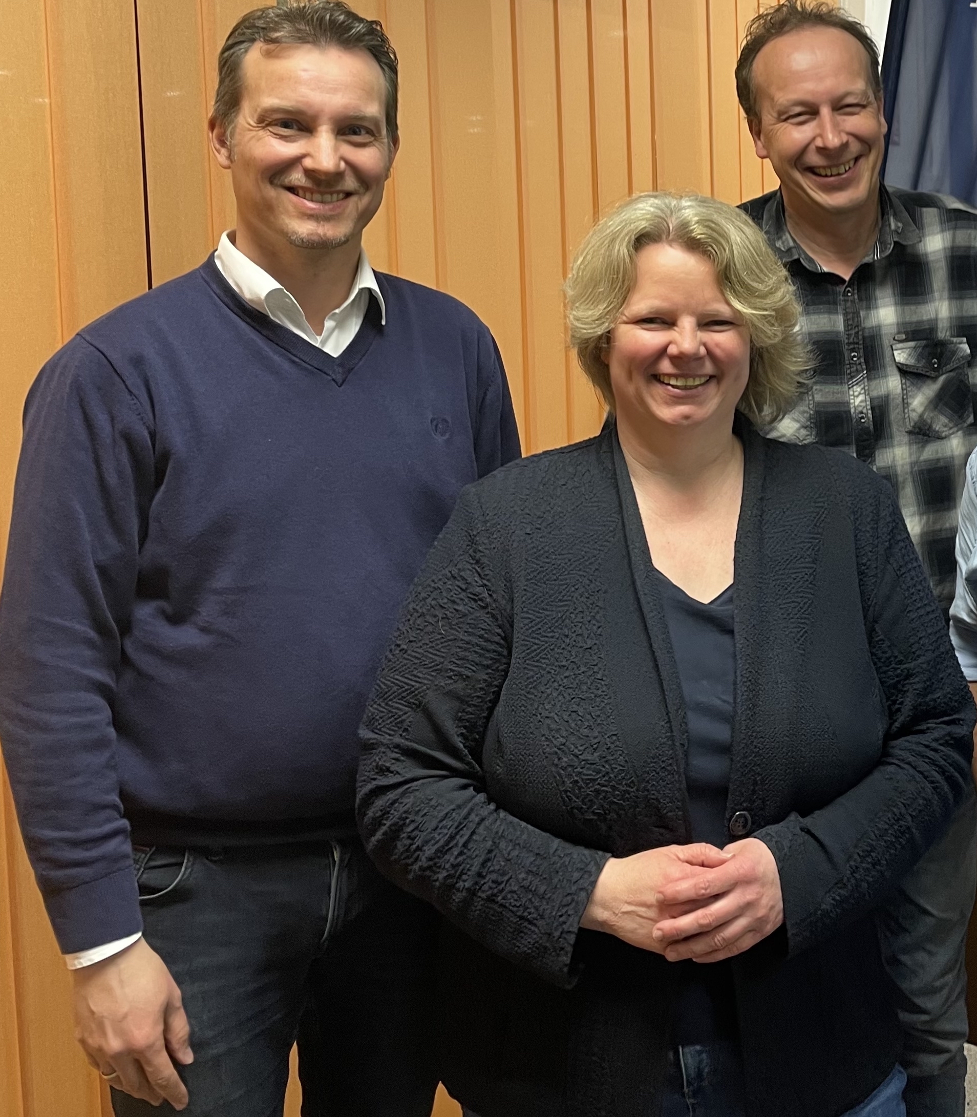 CDU -Robert Timmann Brit-Meike Fischer Pinz und Lars Frommann (v.l.n.r.) treten als CDU-Spitzenkandidaten in ihren Wahlkreisen an